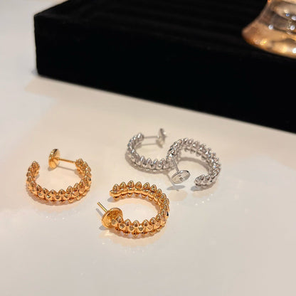 [：Polaidi Jewelry]CLASH SMALL HOOP EARRINGS