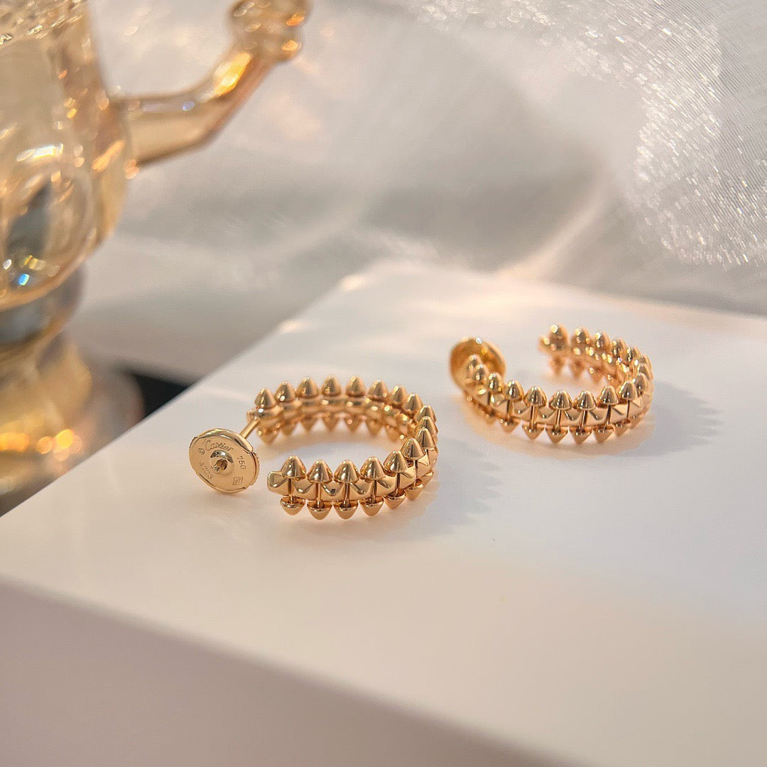 [：Polaidi Jewelry]CLASH SMALL HOOP EARRINGS