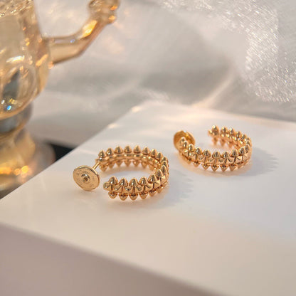 [：Polaidi Jewelry]CLASH SMALL HOOP EARRINGS