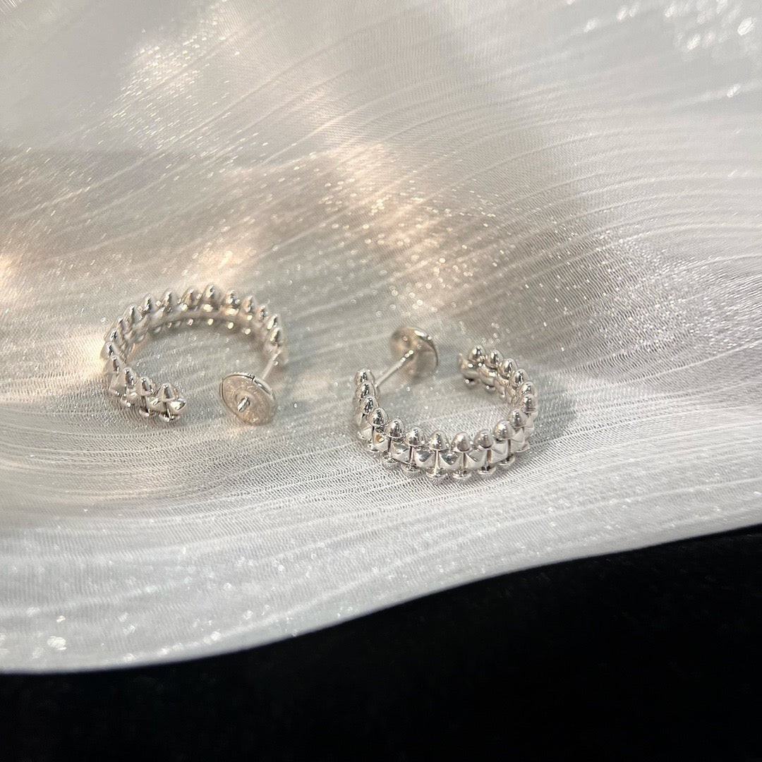 [：Polaidi Jewelry]CLASH SMALL HOOP EARRINGS