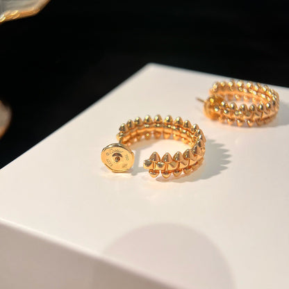 [：Polaidi Jewelry]CLASH SMALL HOOP EARRINGS