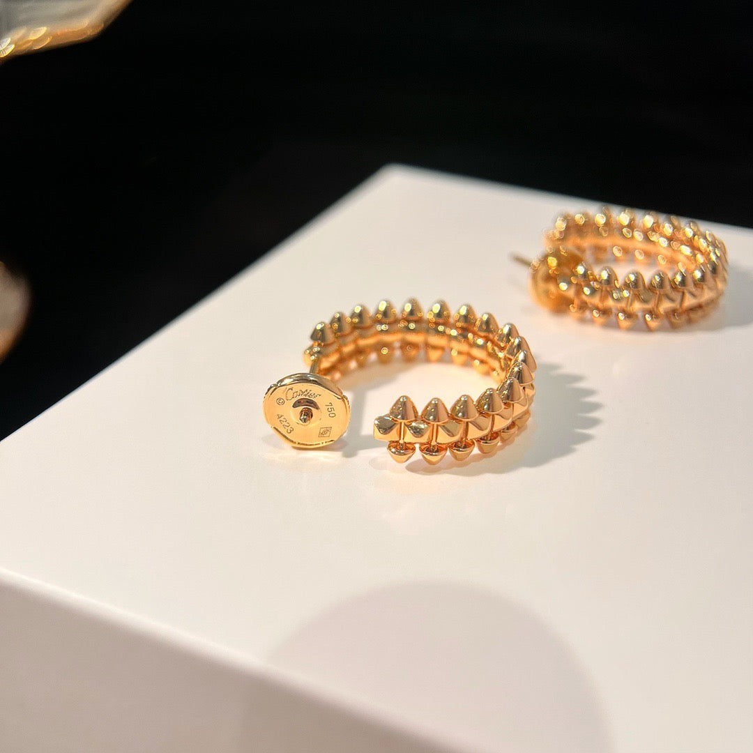 [Polaidi Jewelry]CLASH SMALL HOOP EARRINGS