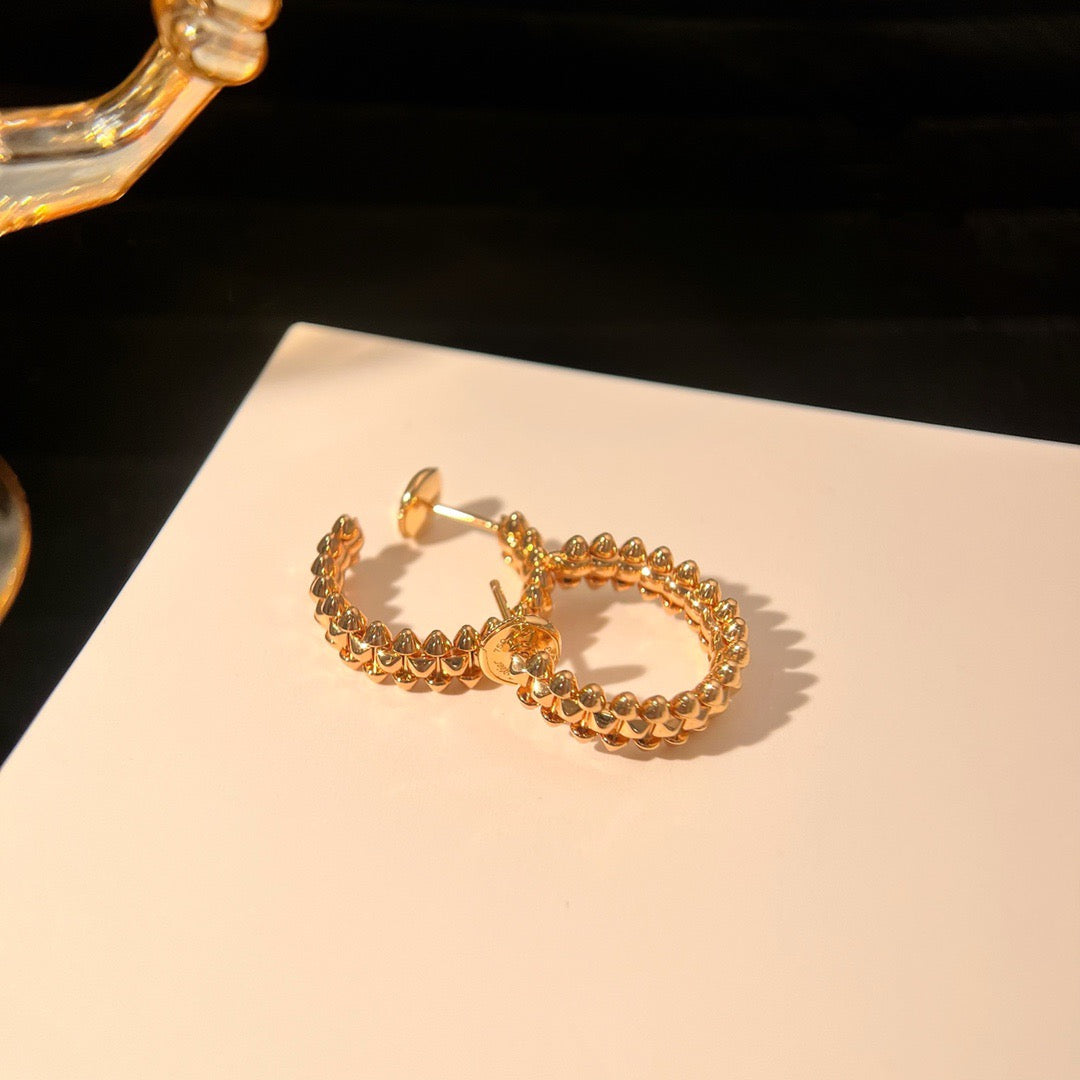 [Polaidi Jewelry]CLASH SMALL HOOP EARRINGS
