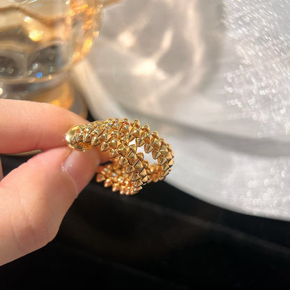 [Polaidi Jewelry]CLASH SMALL HOOP EARRINGS