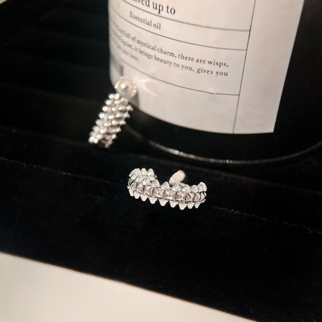 [：Polaidi Jewelry]CLASH SMALL HOOP EARRINGS