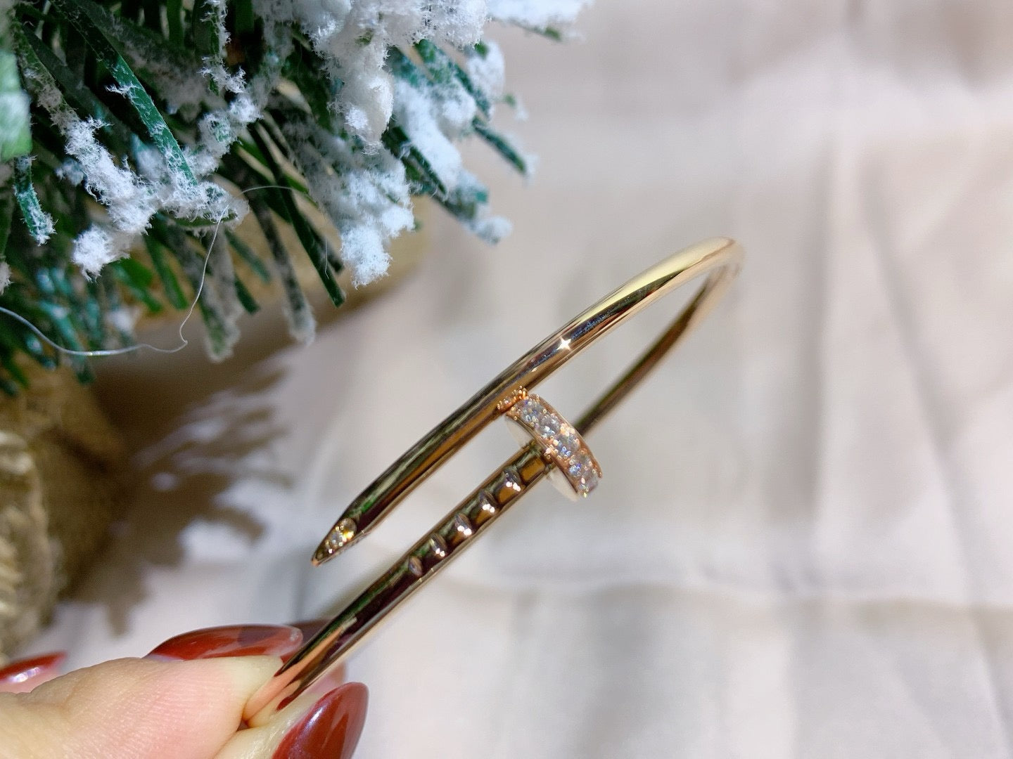 [Polaidi Jewelry]JUSTE BRACELET 2.5MM DIAMONDS