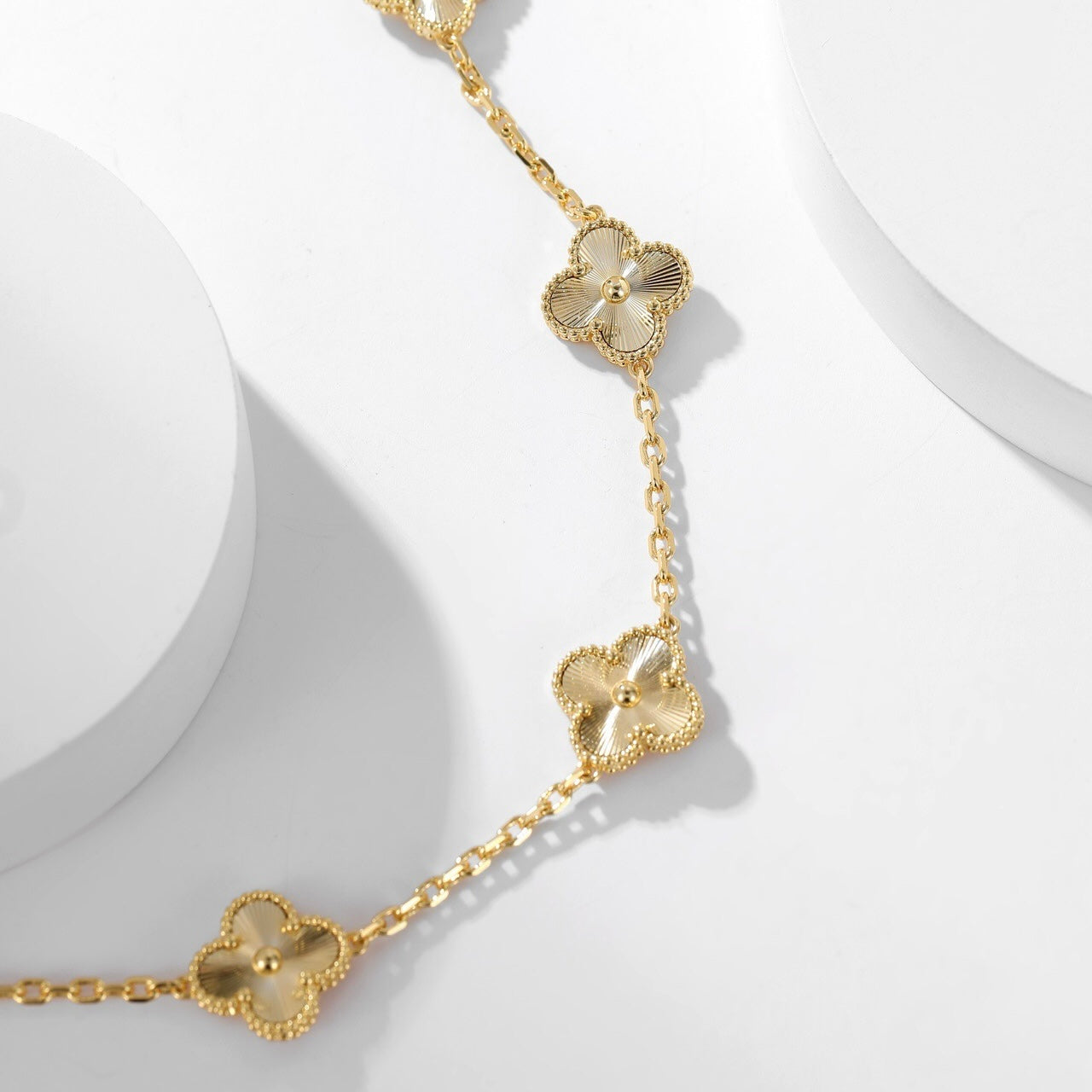 [Polaidi Jewelry]CLOVERS THE 10-MOTIFS LASER NECKLACE