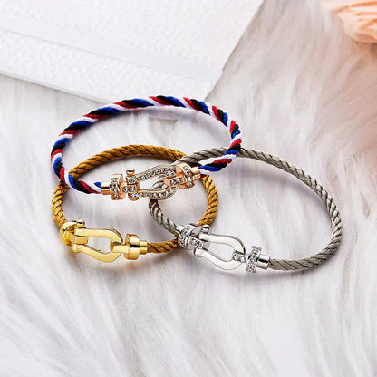 [：Polaidi Jewelry]FORCE LARGE HORSESHOE NO DIAMOND BRACELET GOLD