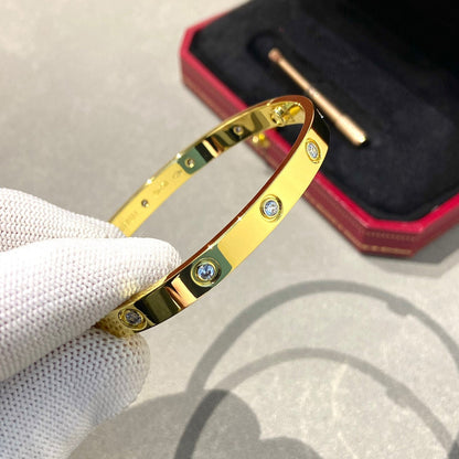 [Polaidi Jewelry]LOVE BRACELET 6.1MM 10 DIAMONDS