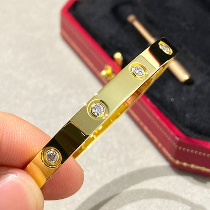 [Polaidi Jewelry]LOVE BRACELET 6.1MM 10 DIAMONDS