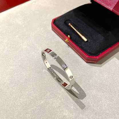 [Polaidi Jewelry]LOVE BRACELET 6.1MM 10 DIAMONDS