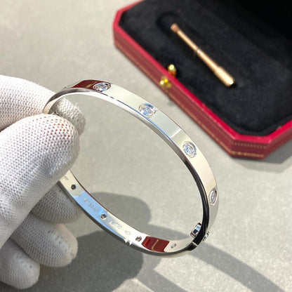 [Polaidi Jewelry]LOVE BRACELET 6.1MM 10 DIAMONDS