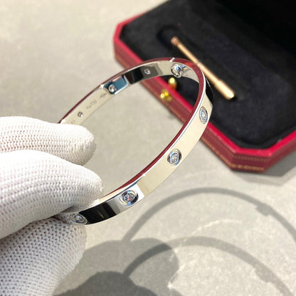 [Polaidi Jewelry]LOVE BRACELET 6.1MM 10 DIAMONDS