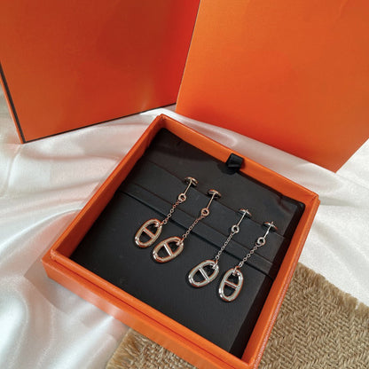 [Polaidi Jewelry]CHAINE TASSEL EARRINGS