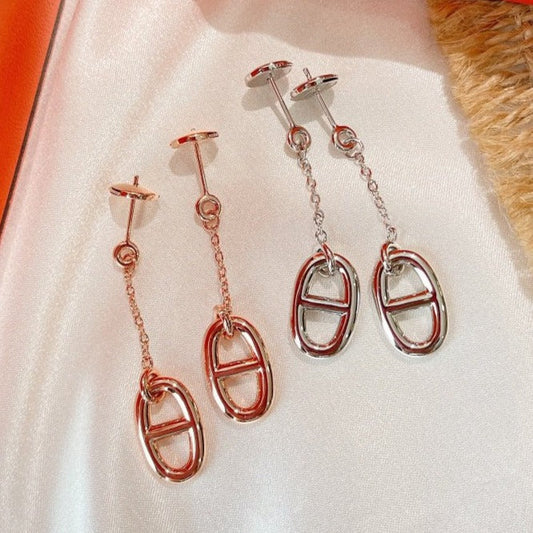 [：Polaidi Jewelry]CHAINE TASSEL EARRINGS