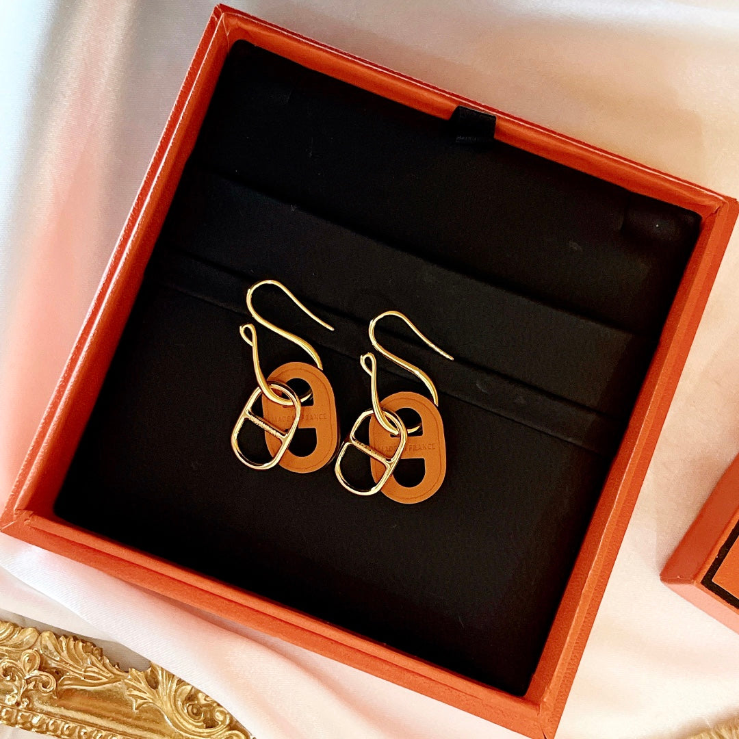 [Polaidi Jewelry]HM O'MAILLON GOLD EARRINGS
