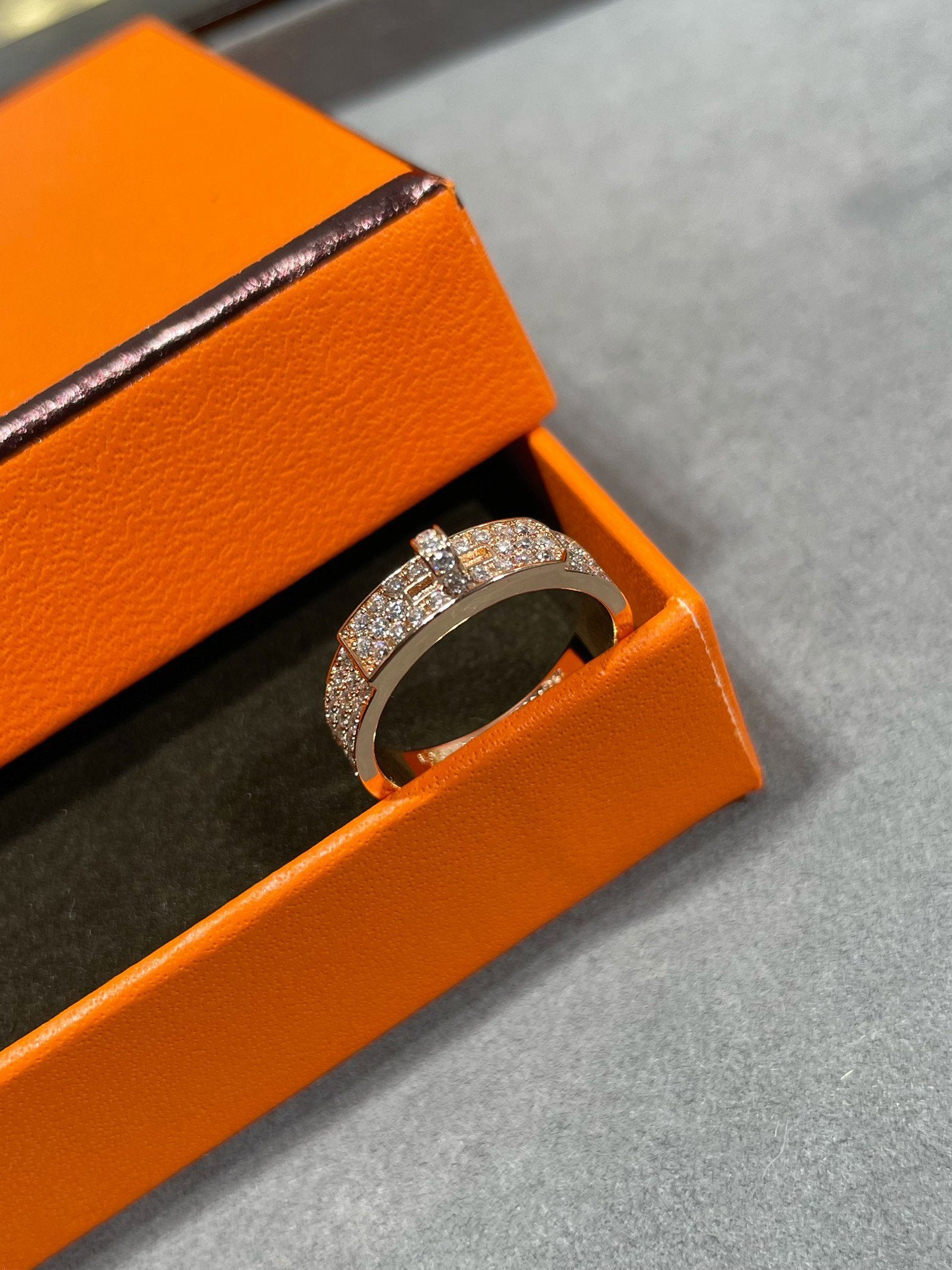 [Polaidi Jewelry]KELLY PINK GOLD DIAMOND RING