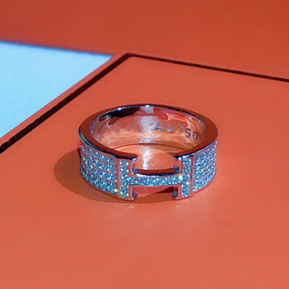[：Polaidi Jewelry]H RING FULL DIAMOND