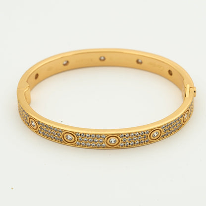 [Polaidi Jewelry]LOVE BRACELET 6.1MM DIAMOND-PAVED 10 BIG DIAMONDS