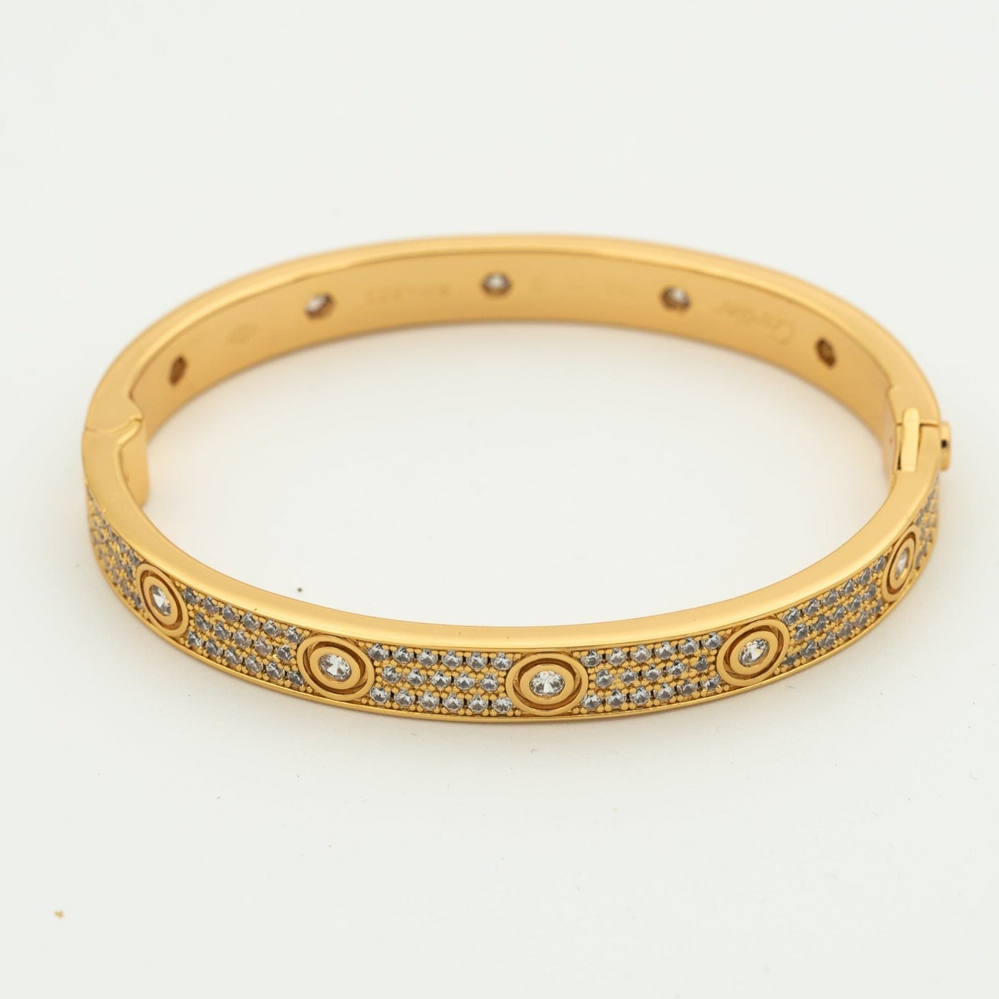[：Polaidi Jewelry]LOVE BRACELET 6.1MM DIAMOND-PAVED 10 BIG DIAMONDS
