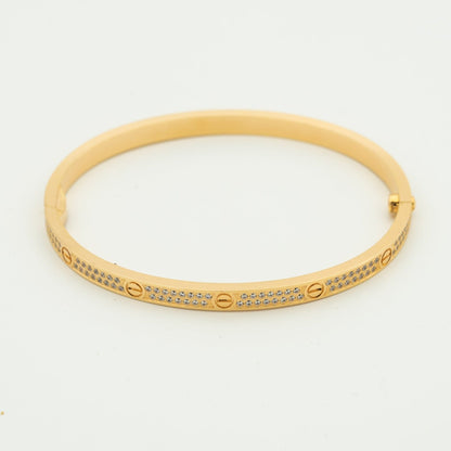 [：Polaidi Jewelry]LOVE BRACELET 3.65MM DIAMOND-PAVED