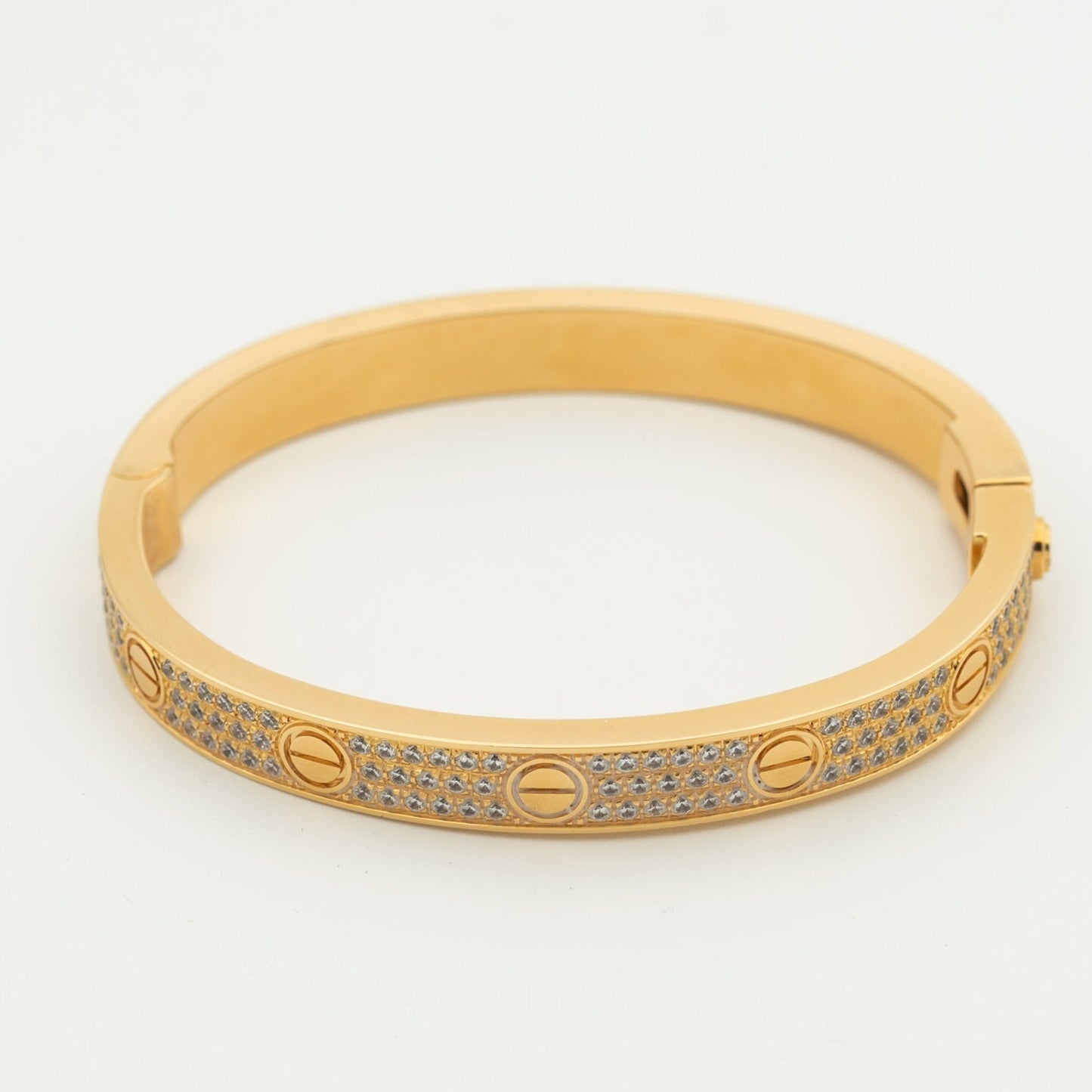 [：Polaidi Jewelry]LOVE BRACELET 6.1MM DIAMOND-PAVED