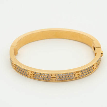 [：Polaidi Jewelry]LOVE BRACELET 6.1MM DIAMOND-PAVED