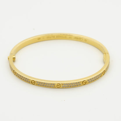 [Polaidi Jewelry]LOVE BRACELET 3.65MM DIAMOND-PAVED