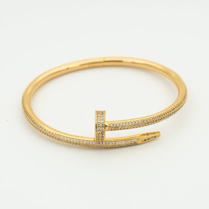 [：Polaidi Jewelry]JUSTE BRACELET 3.5MM ALL DIAMONDS