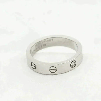 [：Polaidi Jewelry]LOVE RING 4MM 1 DIAMOND SILVER
