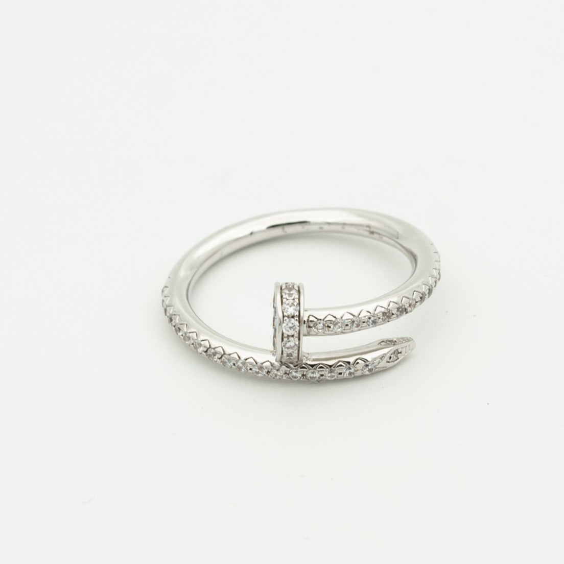 [Polaidi Jewelry]JUSTE RING 1.8MM SILVER DIAMONDS