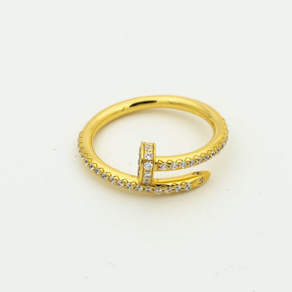 [Polaidi Jewelry]JUSTE RING 1.8MM GOLD DIAMONDS