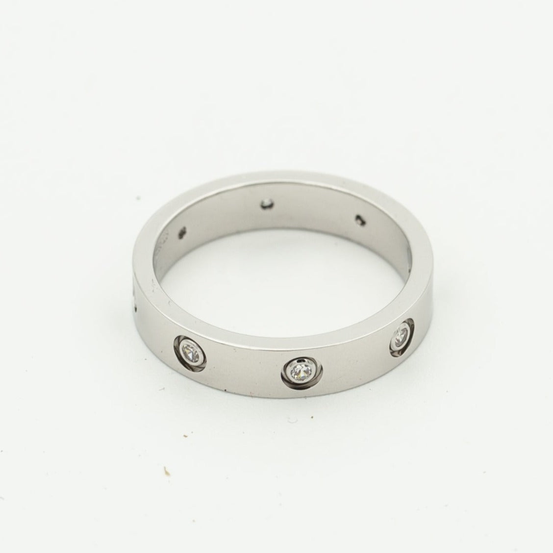 [Polaidi Jewelry]LOVE RING 3.6MM 8 DIAMONDS