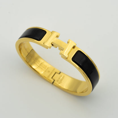 [：Polaidi Jewelry]H BLACK BRACELET