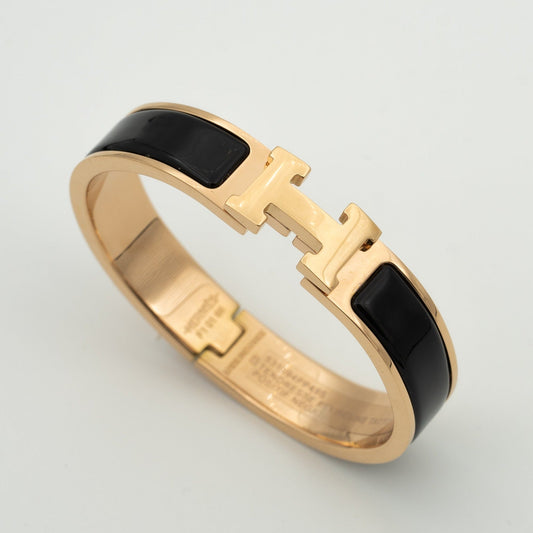[：Polaidi Jewelry]H BLACK BRACELET