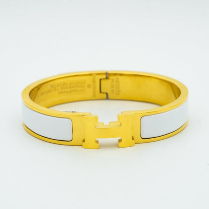 [：Polaidi Jewelry]H WHITE BRACELET