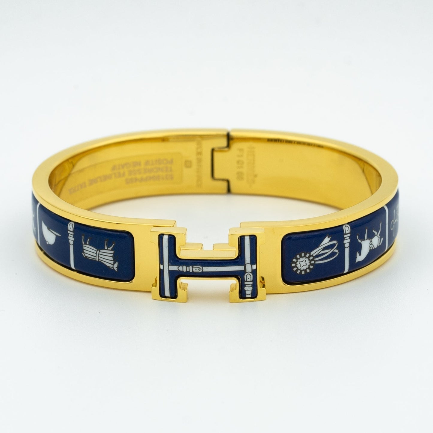 [Polaidi Jewelry]H BRACELET BLUE CERAMIC