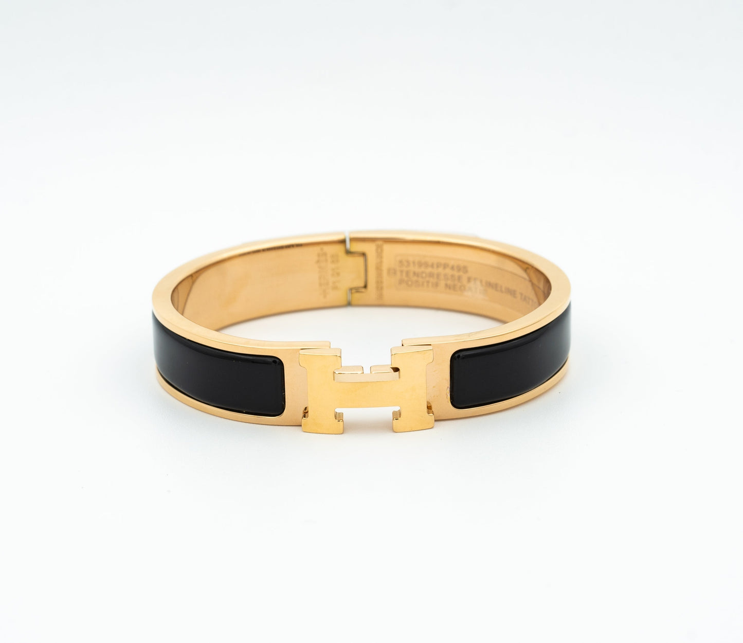 [Polaidi Jewelry]H BLACK BRACELET