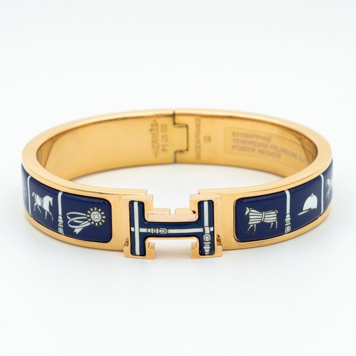 [Polaidi Jewelry]H BRACELET BLUE CERAMIC