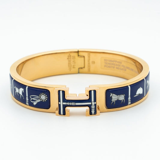 [Polaidi Jewelry]H BRACELET BLUE CERAMIC