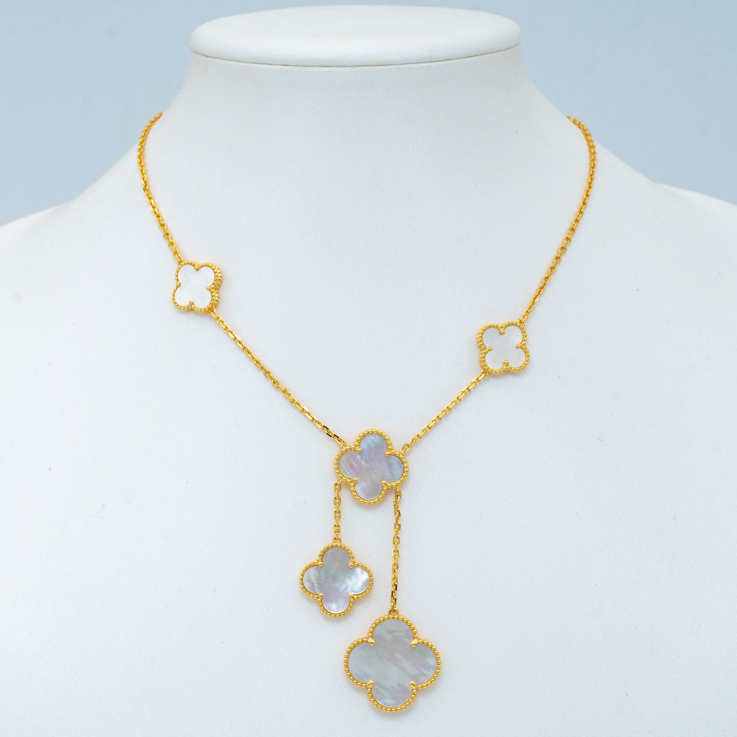 [：Polaidi Jewelry]CLOVER MOTHER OF PEARL NECKLACE 6 MOTIF
