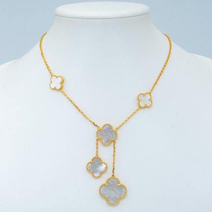 [：Polaidi Jewelry]CLOVER MOTHER OF PEARL NECKLACE 6 MOTIF