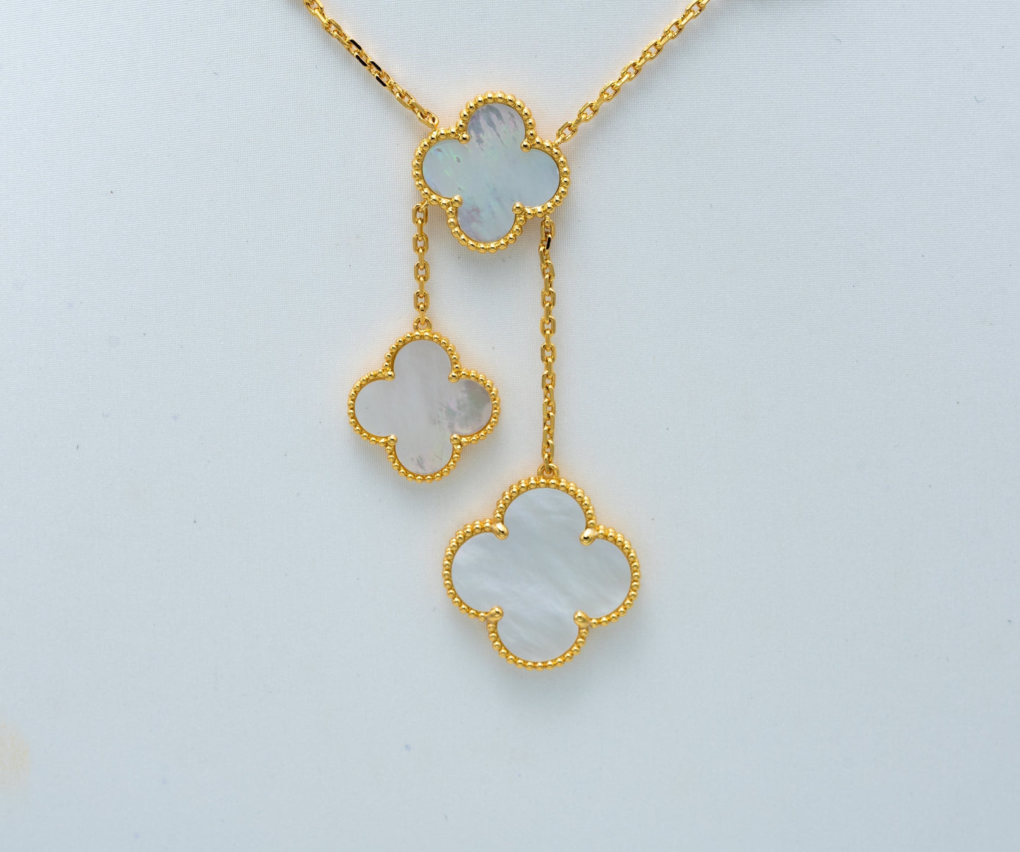 [Polaidi Jewelry]CLOVER MOTHER OF PEARL NECKLACE 6 MOTIF