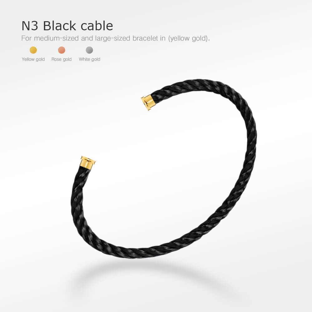 [：Polaidi Jewelry]FORCE SERIES BRACELET CABLES 50 CHOICES (DIY SELECTION)