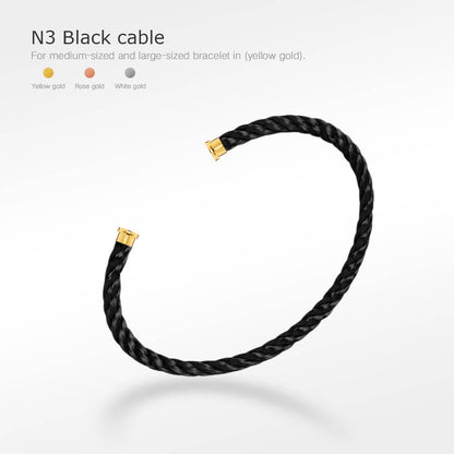[Polaidi Jewelry]FORCE SERIES BRACELET CABLES 50 CHOICES (DIY SELECTION)
