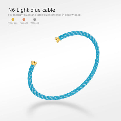 [：Polaidi Jewelry]FORCE SERIES BRACELET CABLES 50 CHOICES (DIY SELECTION)