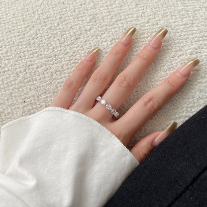 [Polaidi Jewelry]Exquisite Pear Cut Tennis Ring