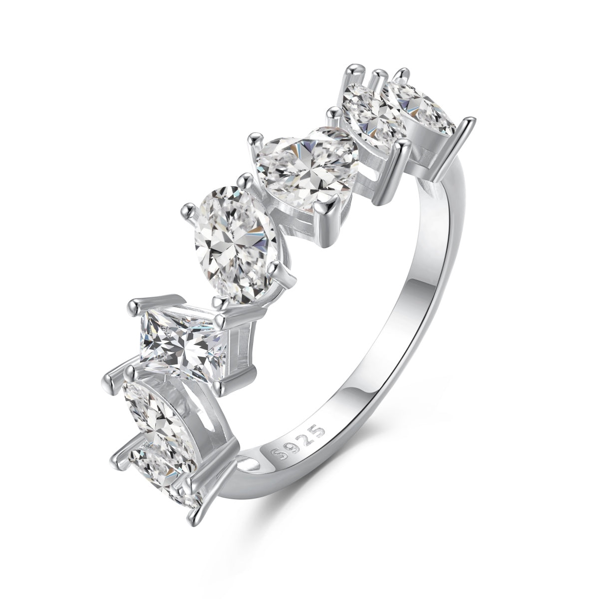 [Polaidi Jewelry]Delicate Multi Cut Ring