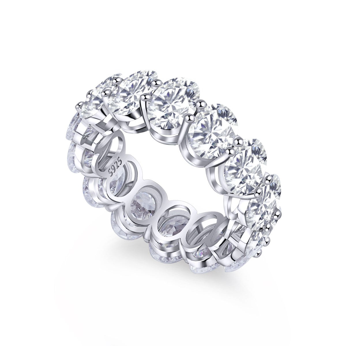 [Polaidi Jewelry]Dainty Elongated Cushion Cut Tennis Ring