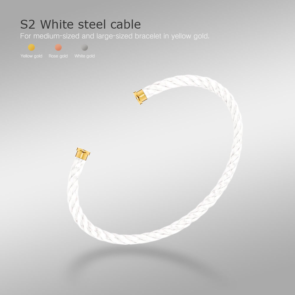 [Polaidi Jewelry]FORCE SERIES BRACELET CABLES 50 CHOICES (DIY SELECTION)